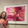 Dahlia Darling with Sandy at gallery exhibit.