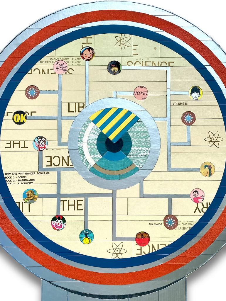 Original Pop Art Science/Technology Collage by Neil Powell