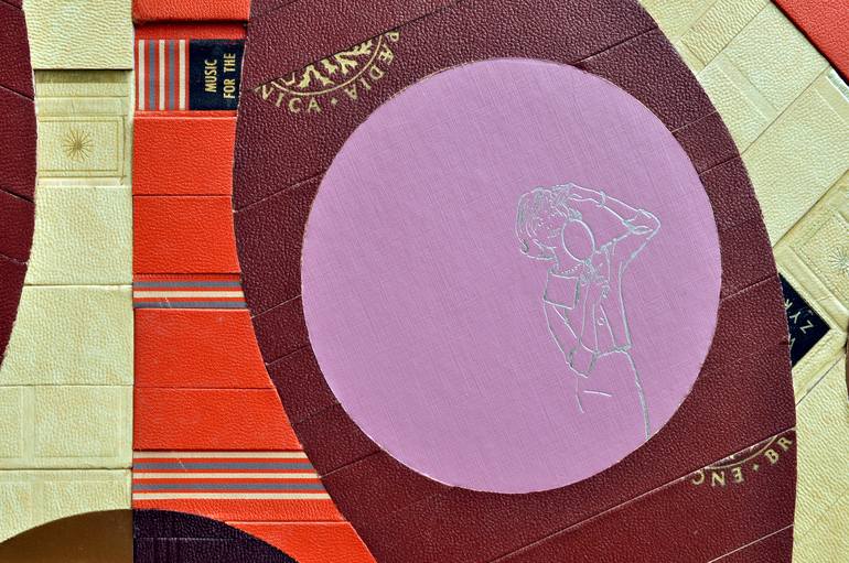 Original Abstract Floral Collage by Neil Powell