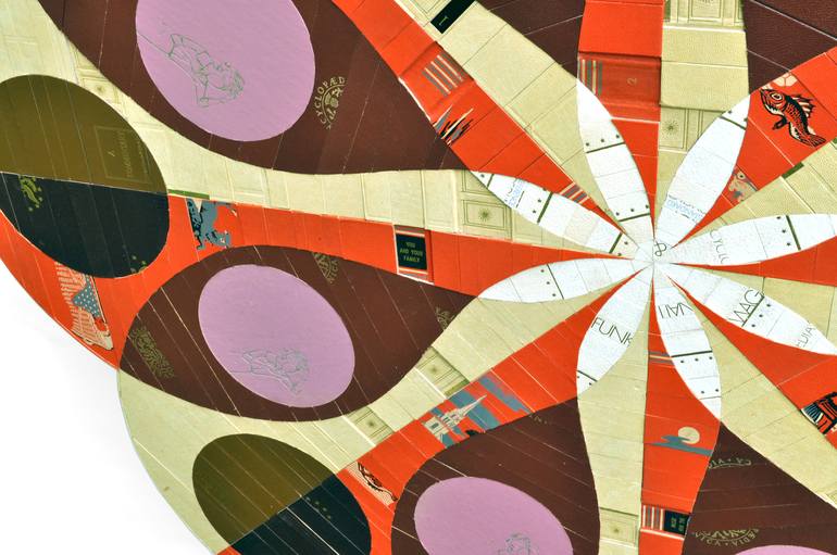 Original Abstract Floral Collage by Neil Powell