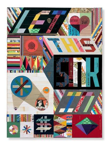 Original Pop Art Typography Collage by Neil Powell