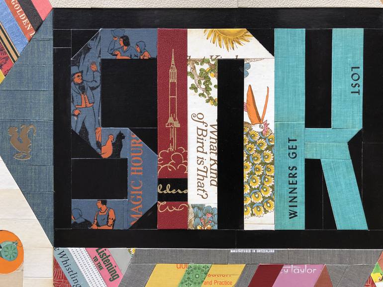 Original Typography Collage by Neil Powell