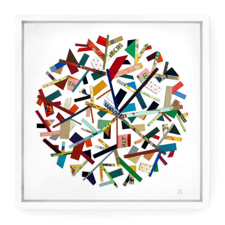 Original Abstract Collage by Neil Powell