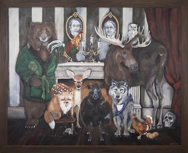 Print of Figurative Animal Paintings by Lill Bente Hollstedt