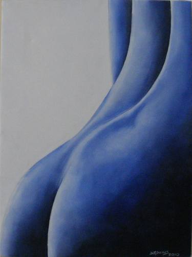 Original Figurative Nude Paintings by Mia Davies