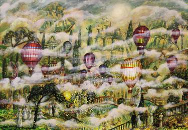 Print of Landscape Paintings by Dariusz Orszulik