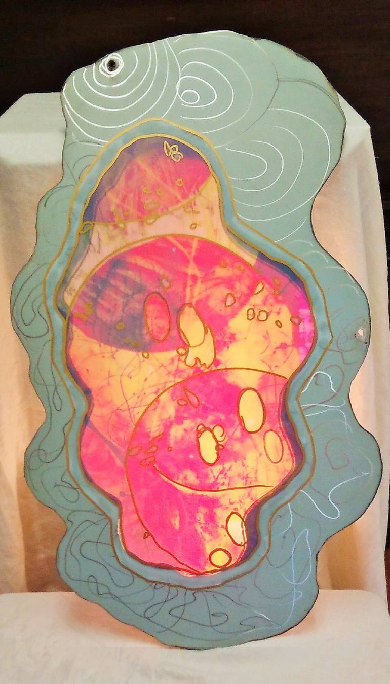 Original Abstract Expressionism Abstract Mixed Media by Gretchen Smith