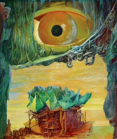 Print of Surrealism Ship Paintings by Arsignum Art