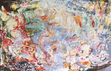 Original Abstract Expressionism Abstract Paintings by SUZANNE BAKER