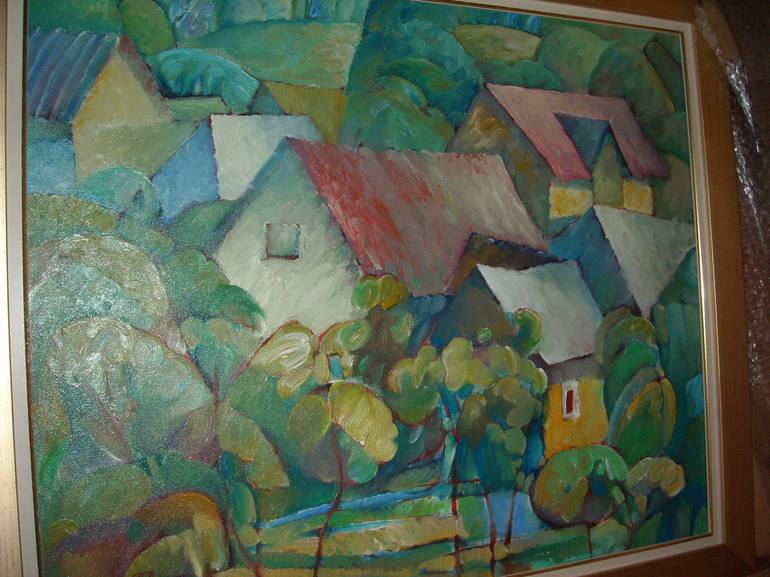 Original Landscape Painting by Serge Vasilendiuc