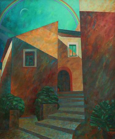 Original Fine Art Landscape Painting by Serge Vasilendiuc