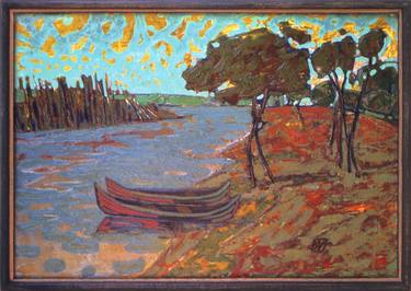 Boats at Letea village [private collection] thumb