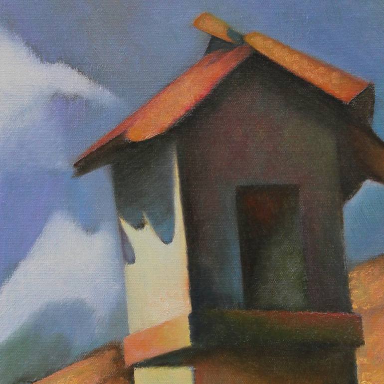 Original Cubism Home Painting by Serge Vasilendiuc