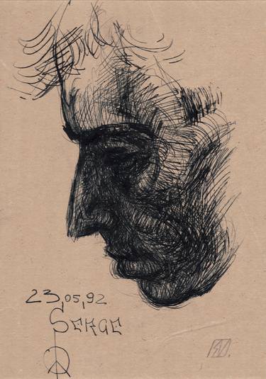 Original Portrait Drawings by Serge Vasilendiuc