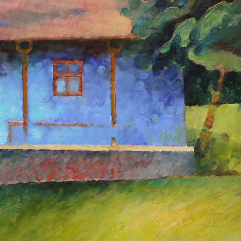 Original Home Painting by Serge Vasilendiuc