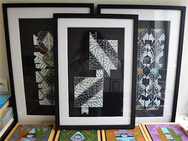 Original Folk Abstract Painting by Hicham Elmoutaghi