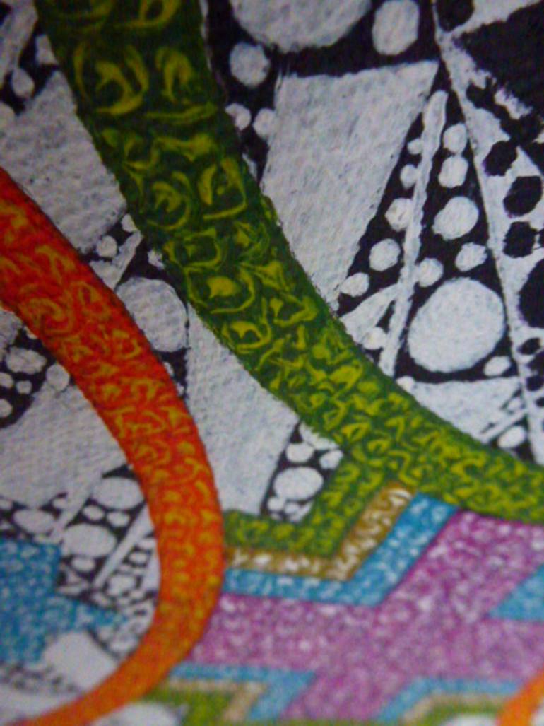 Original Abstract Painting by Hicham Elmoutaghi