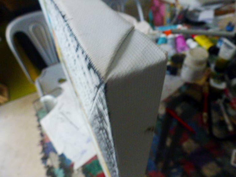 Original Conceptual Abstract Painting by Hicham Elmoutaghi