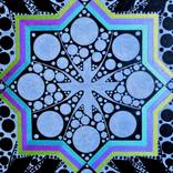 The magician1: Acrylic on plastic  fiber p 19.5 / 21.5 by Hicham Elmoutaghi