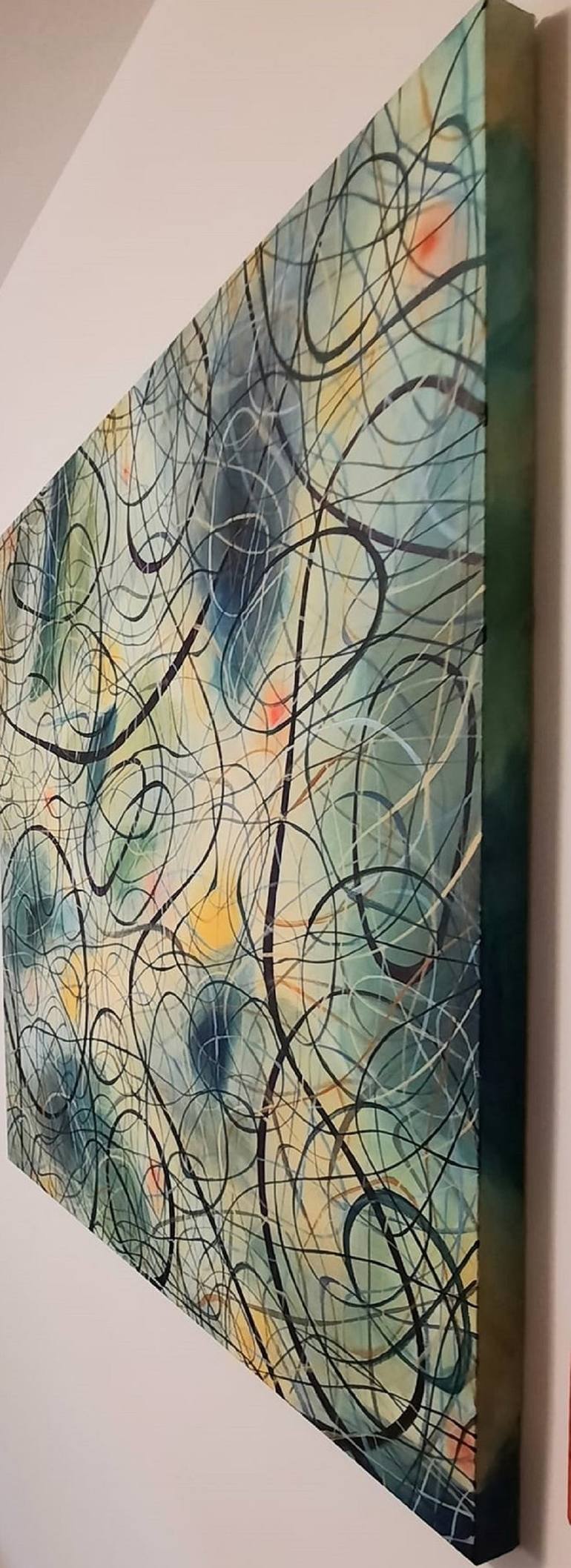 Original Contemporary Abstract Painting by Marcia K Hales