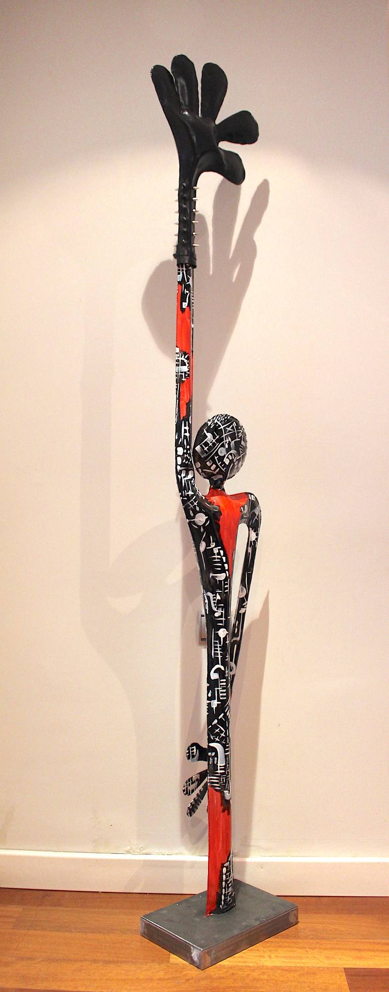 Original Expressionism People Sculpture by Santi Flores