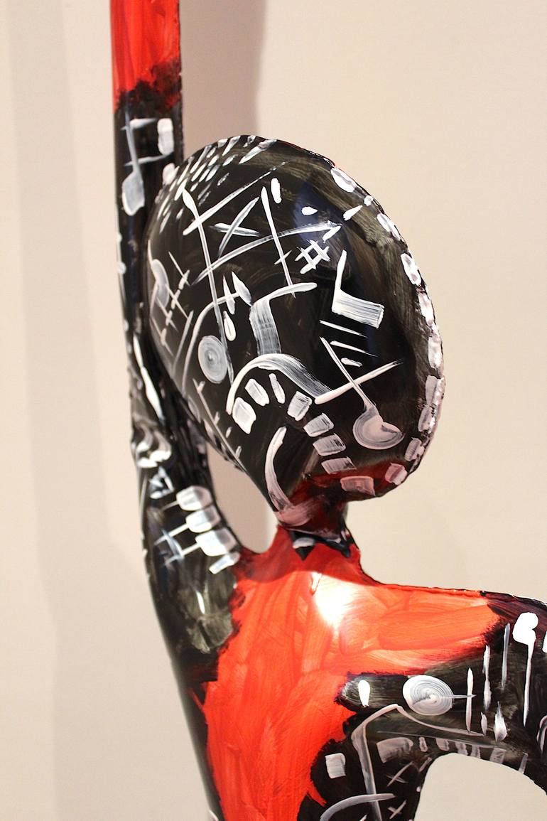 Original Expressionism People Sculpture by Santi Flores