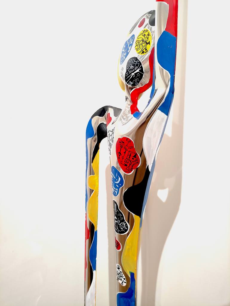 Original Conceptual People Sculpture by Santi Flores