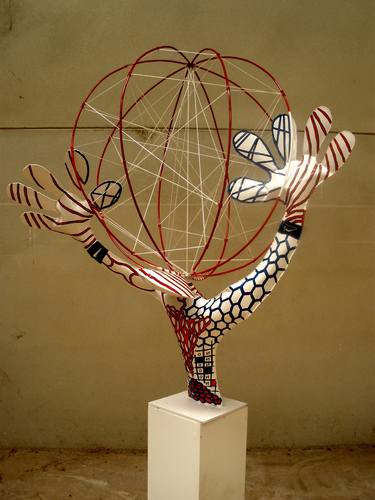 Original  Sculpture by Santi Flores