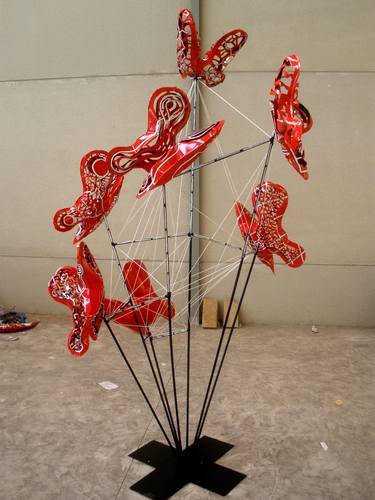 Original  Sculpture by Santi Flores