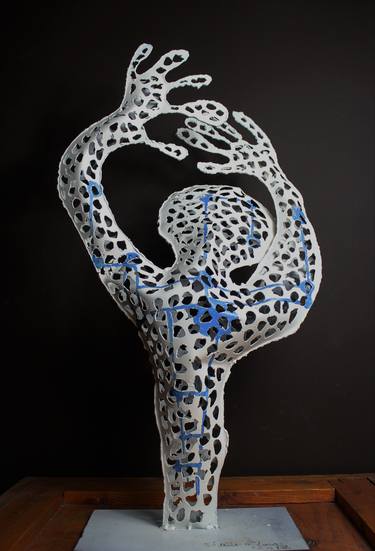 Original Body Sculpture by Santi Flores