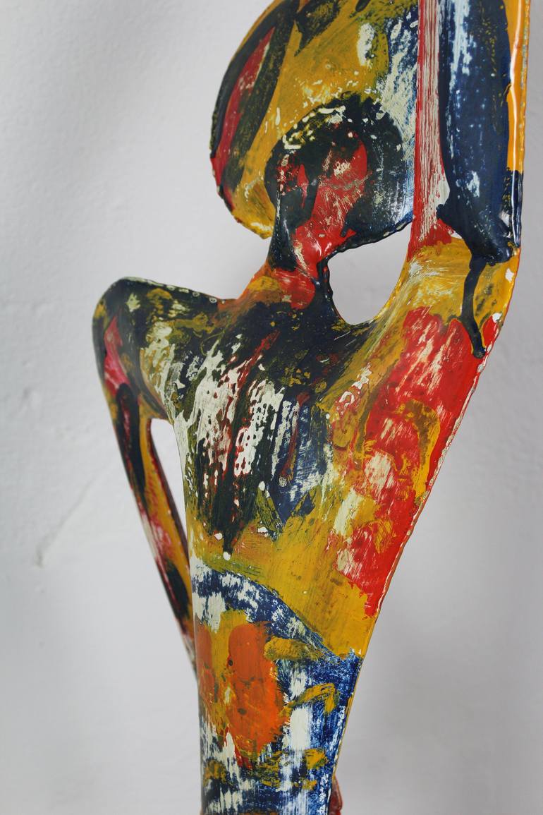 Original Abstract Sculpture by Santi Flores