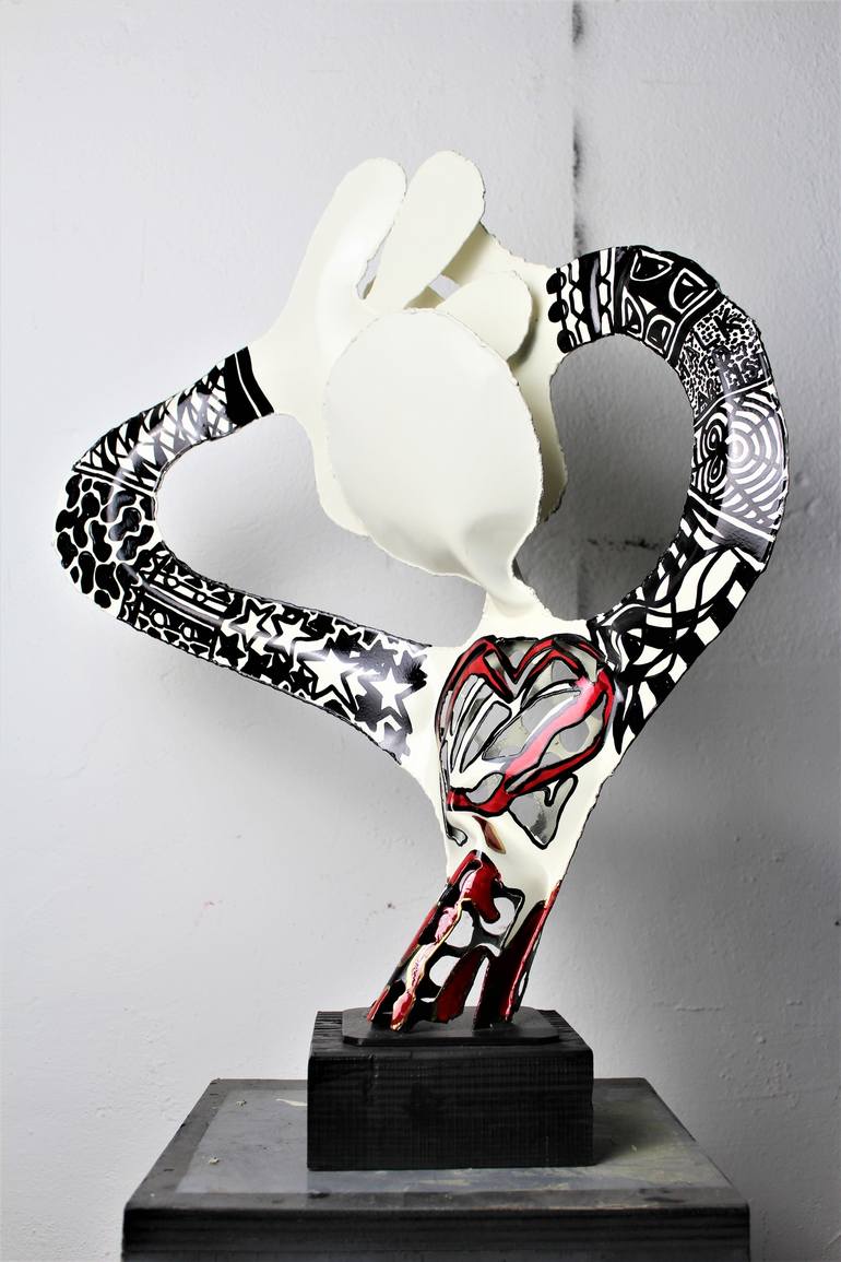 Original Expressionism Fashion Sculpture by Santi Flores