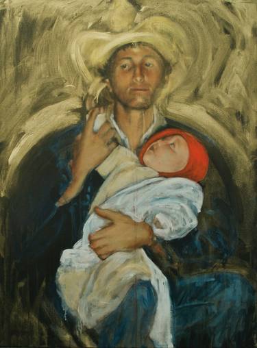 Original Figurative Family Paintings by Brent Godfrey