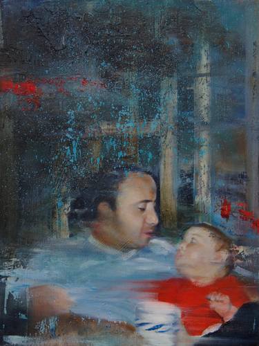 Original Figurative Family Paintings by Brent Godfrey