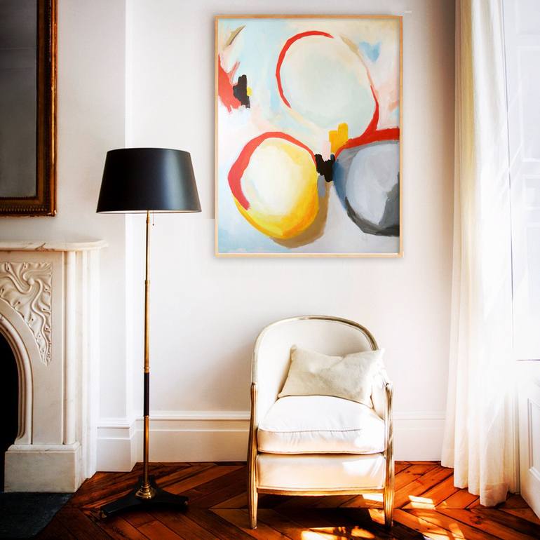 Original Abstract Expressionism Abstract Painting by Elena Calonje