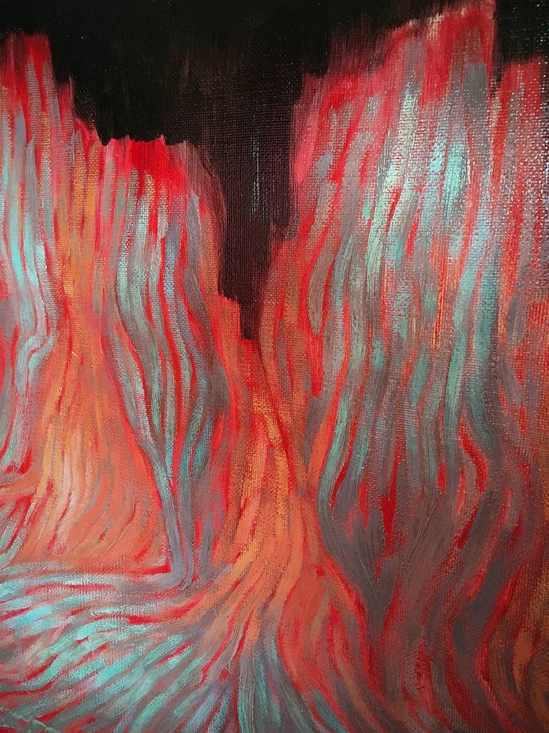 Original Abstract Landscape Painting by Maksim Matsevich