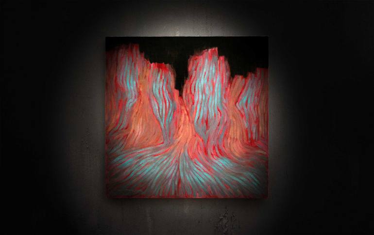 Original Abstract Landscape Painting by Maksim Matsevich