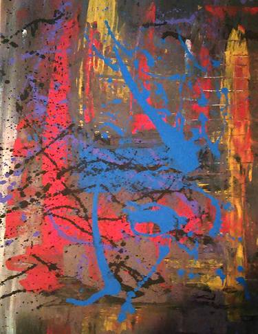 Print of Abstract Expressionism Performing Arts Paintings by Curtis Stokes IV