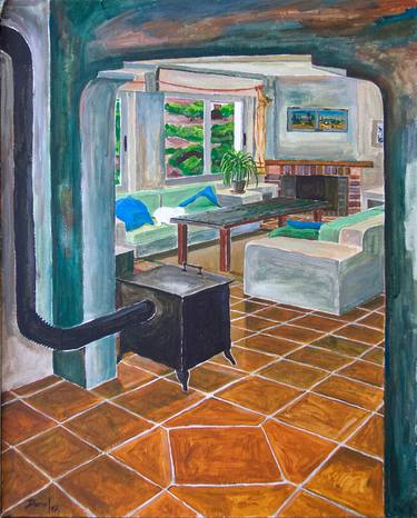 Original Expressionism Interiors Paintings by Daniel Formigo