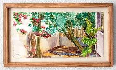 Nook with olive, bougainvillea and vineyard thumb