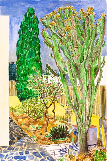 Original Expressionism Garden Paintings by Daniel Formigo