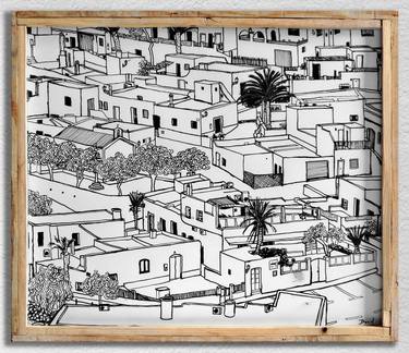 Original Expressionism Cities Drawings by Daniel Formigo