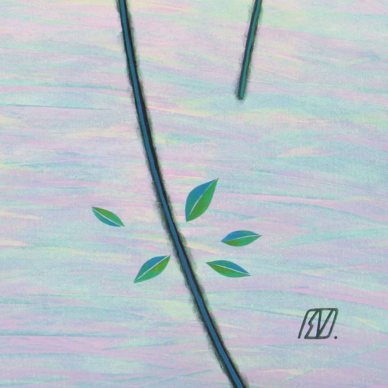 Original Abstract Expressionism Landscape Painting by Serge Vasilendiuc