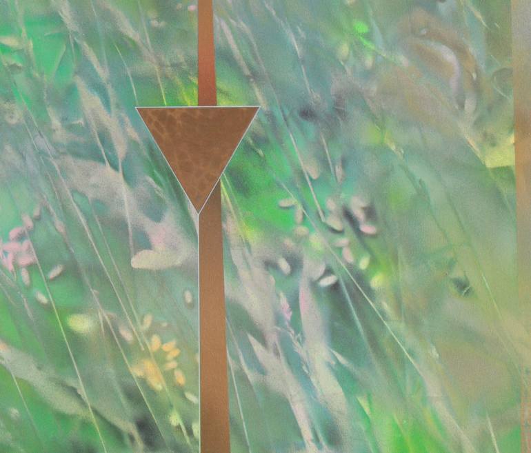 Original Cubism Architecture Painting by Serge Vasilendiuc