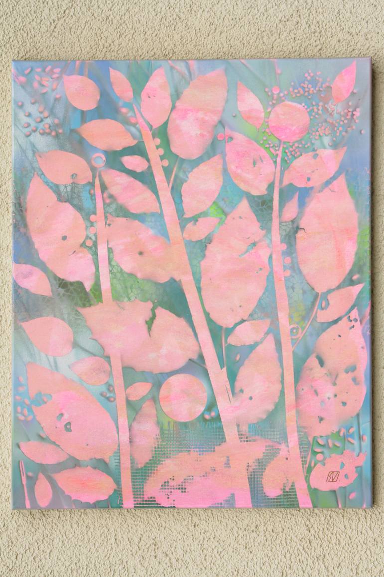 Original Expressionism Nature Painting by Serge Vasilendiuc
