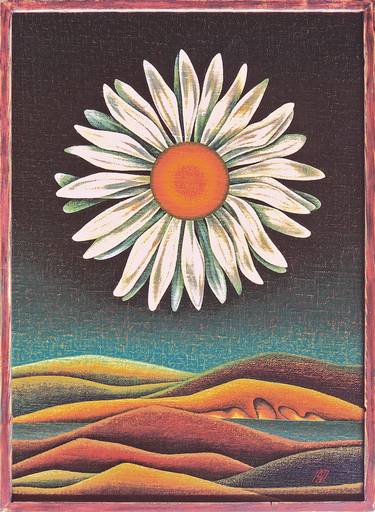 Print of Expressionism Floral Paintings by Serge Vasilendiuc