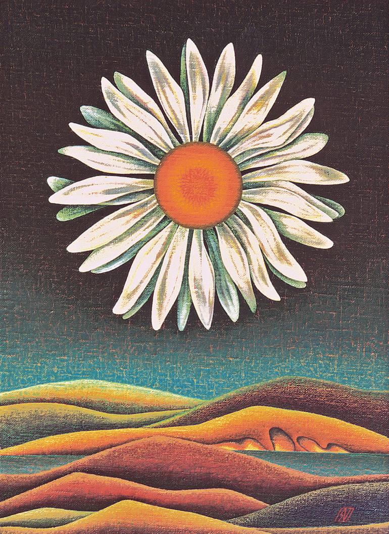 Original Floral Painting by Serge Vasilendiuc
