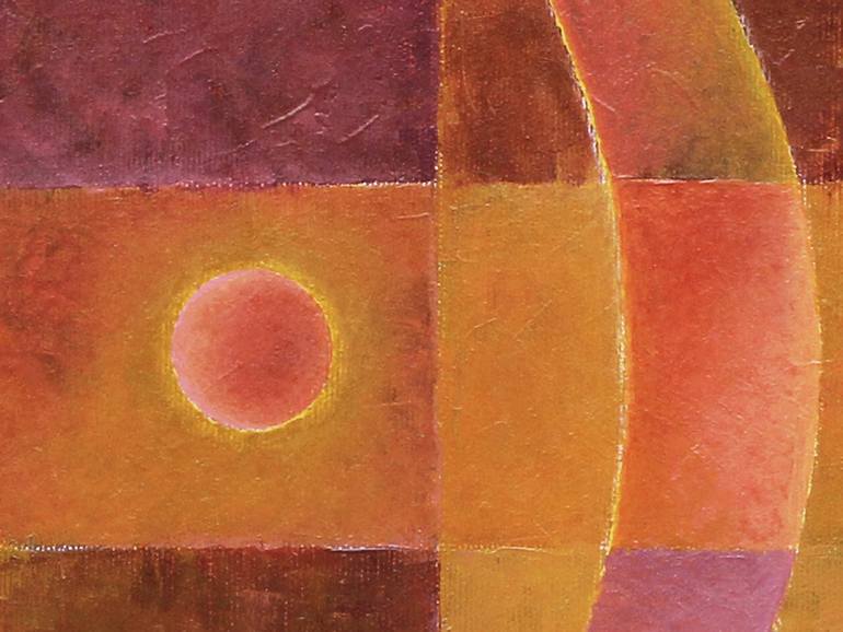 Original Abstract Geometric Painting by Serge Vasilendiuc