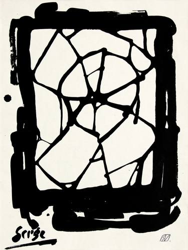 Print of Dada Abstract Drawings by Serge Vasilendiuc