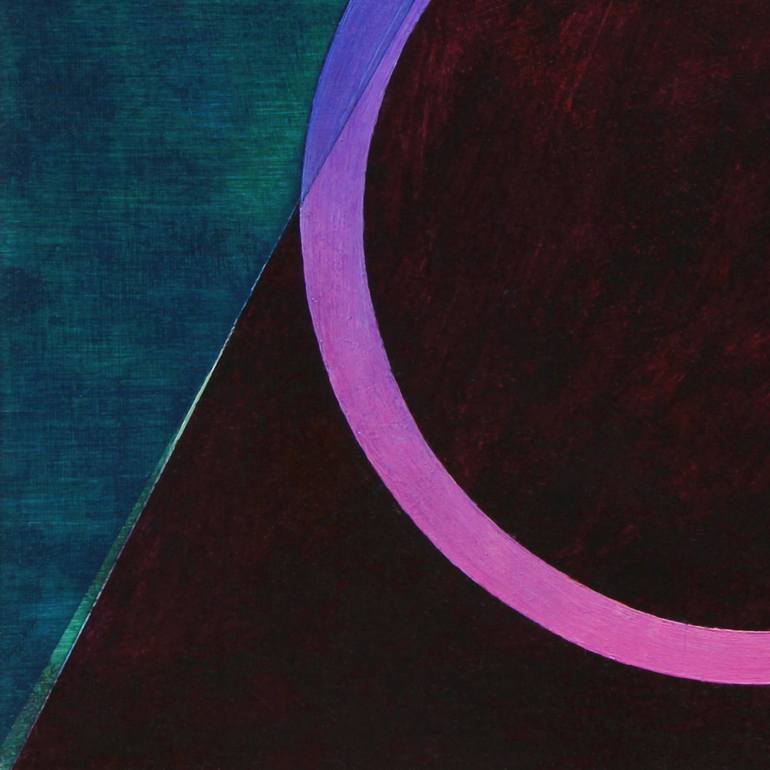Original Conceptual Abstract Painting by Serge Vasilendiuc